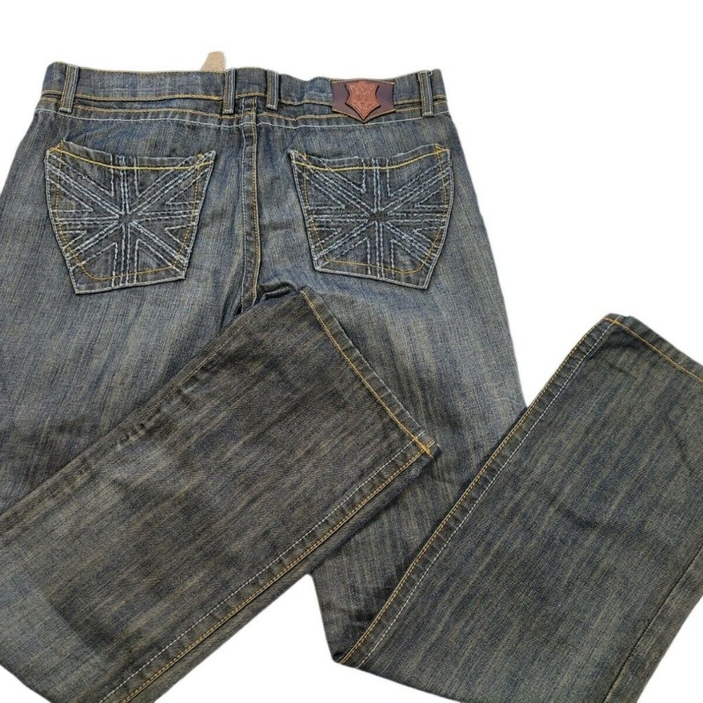 MONARCHY Jeans Pants Men's Relaxed Straight Fit